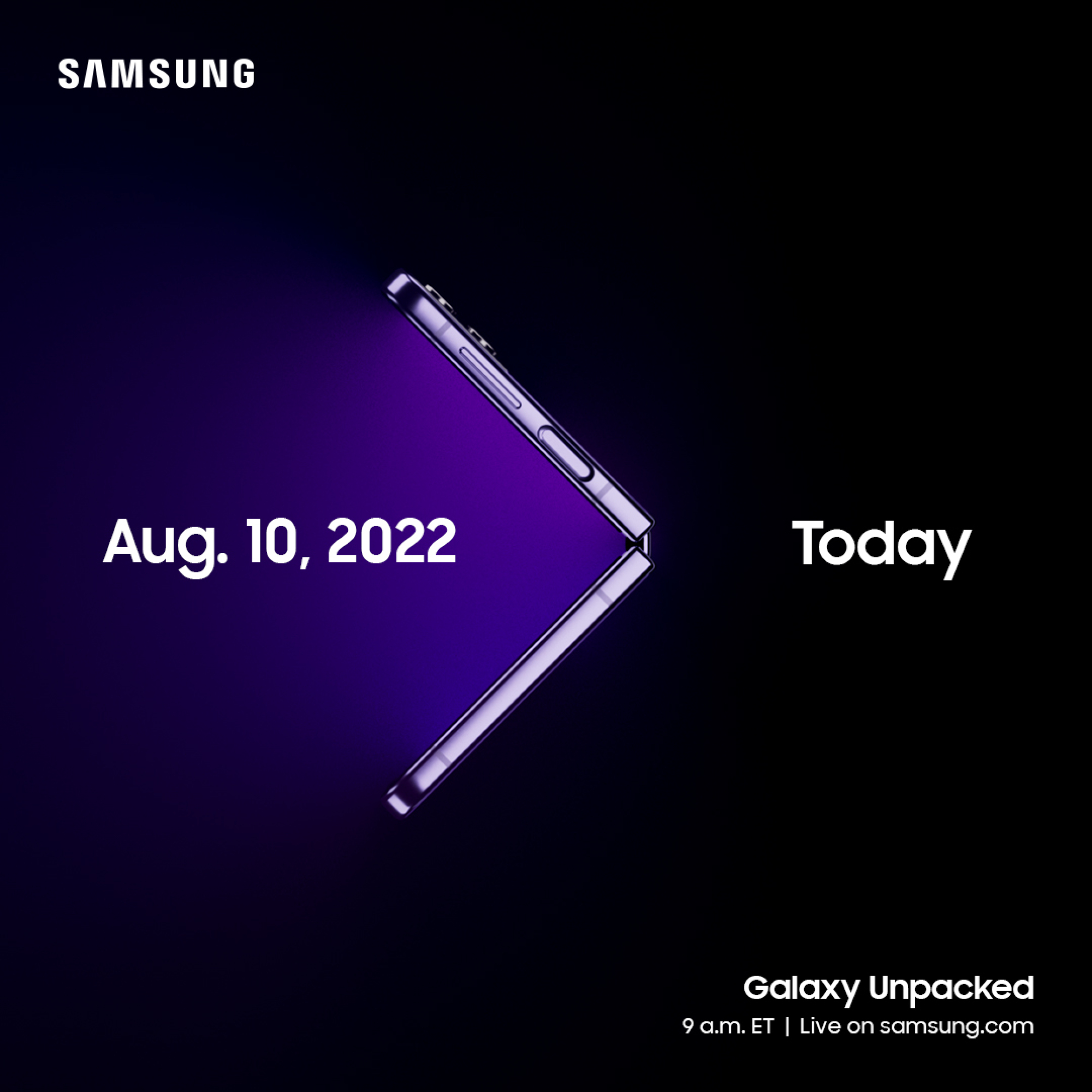 Imagen promocional de Samsung Galaxy Unpacked